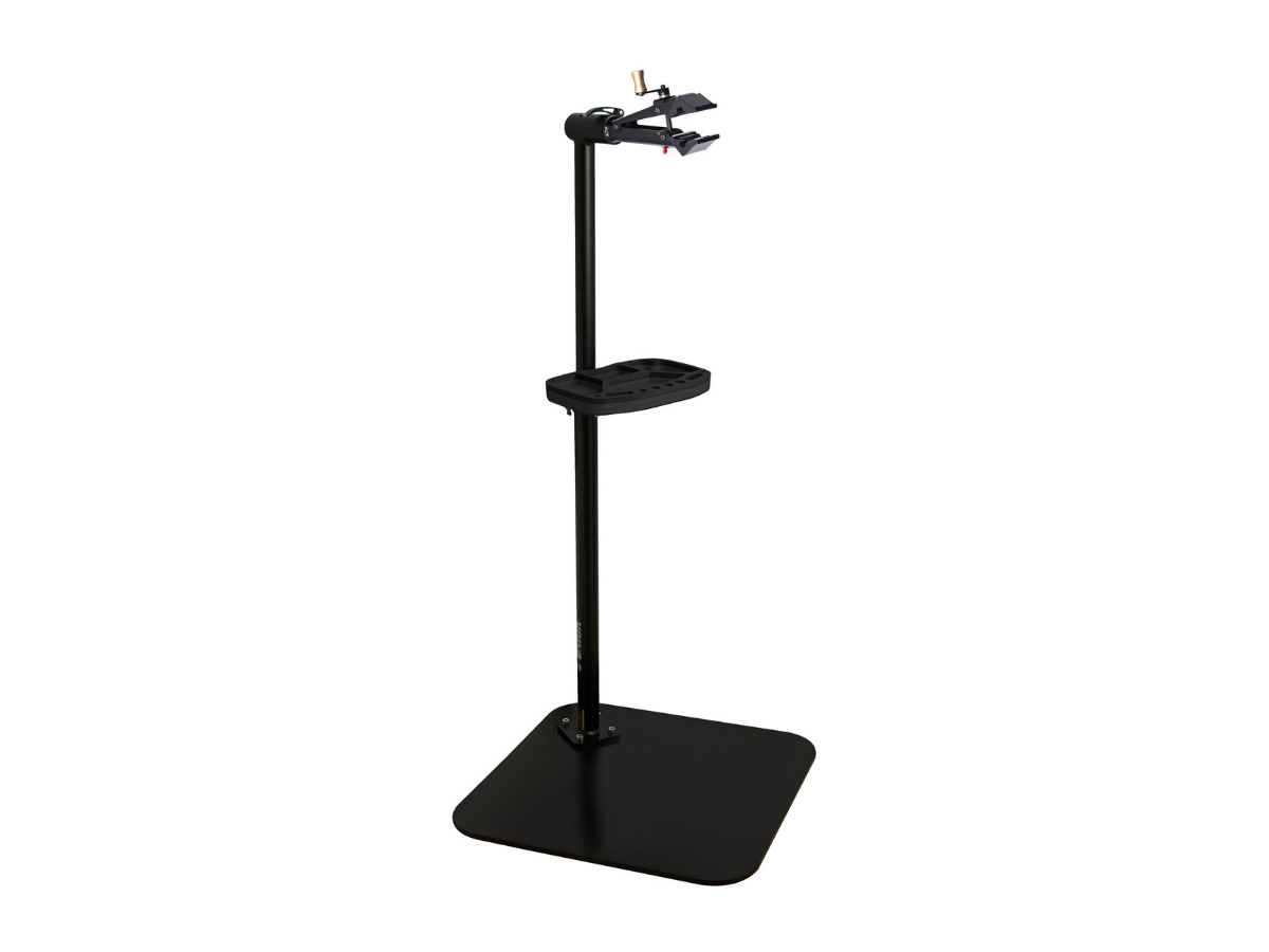 unior 1693BQ pro repair stand with single clamp, quick release