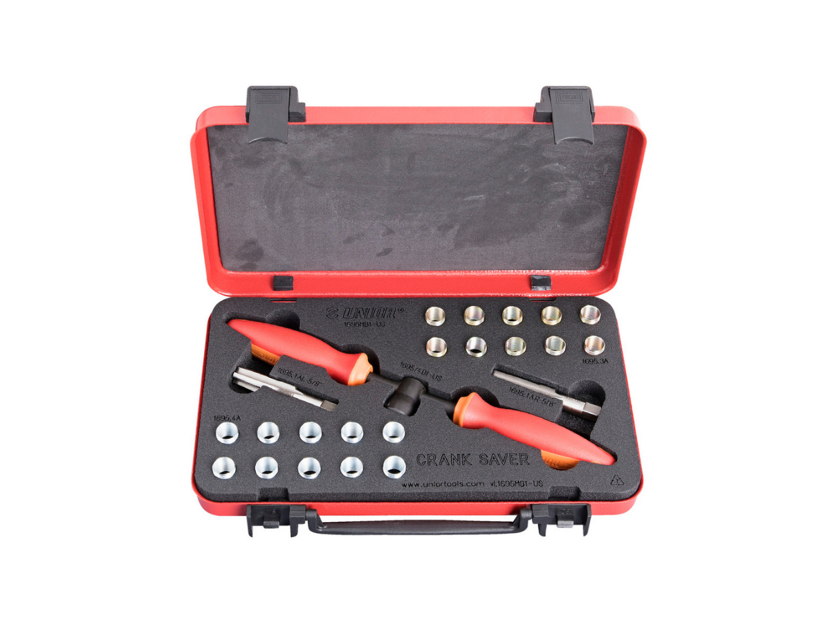 unior 1695MB1-US Crank Saver - Pedal thread repair and insert kit