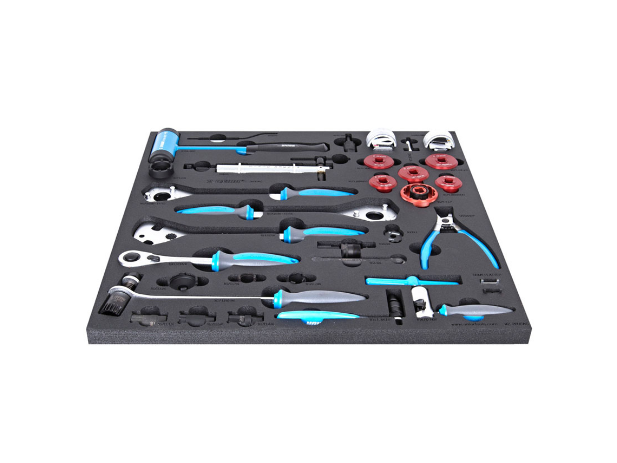 unior SET2-2600AC-US set of tools in tray 2 for 2600A and 2600C - Drivetrain tools