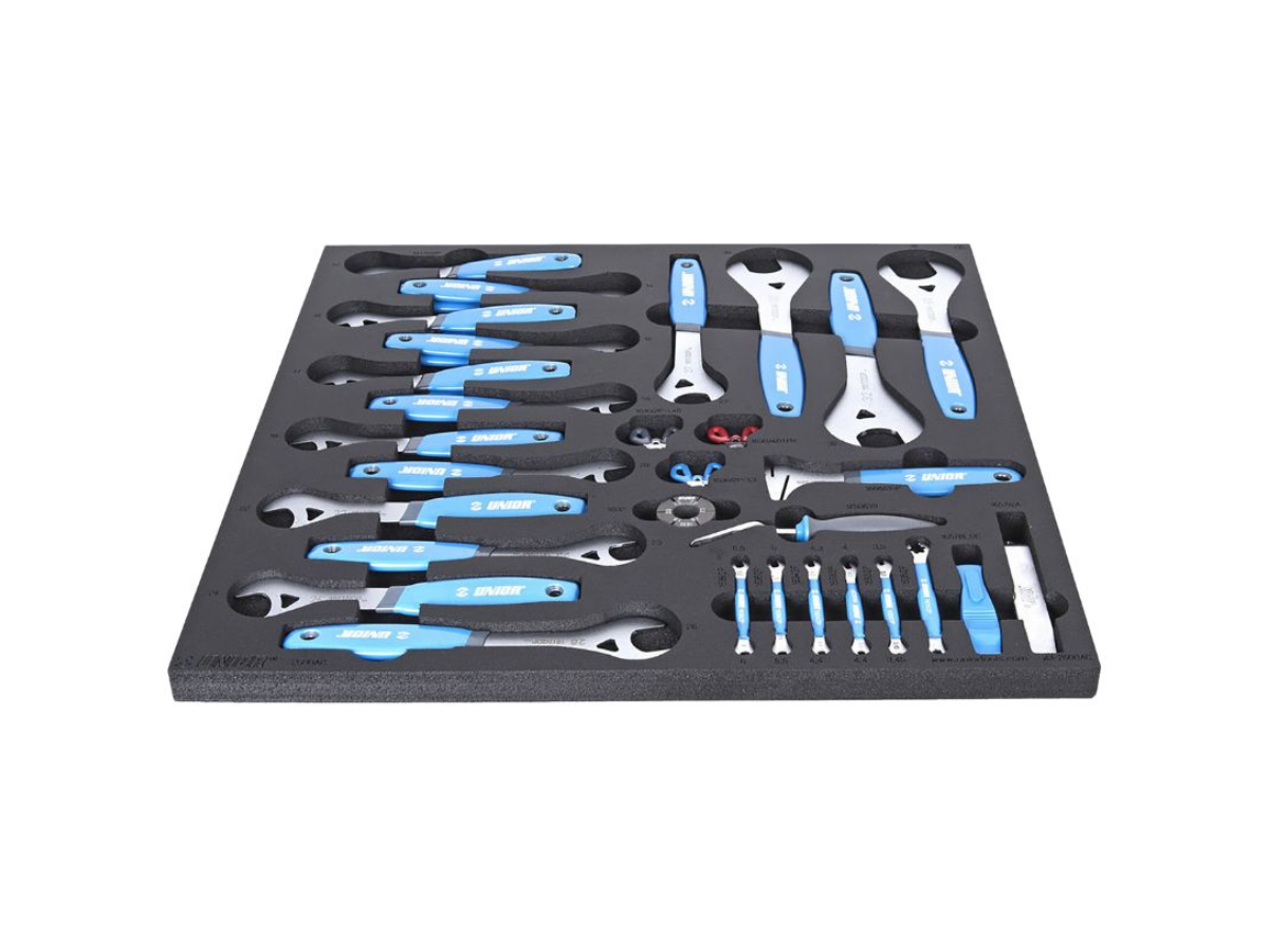 unior SET3-2600AC-US set of tools in tray 3 for 2600A and 2600C - Drivetrain tools