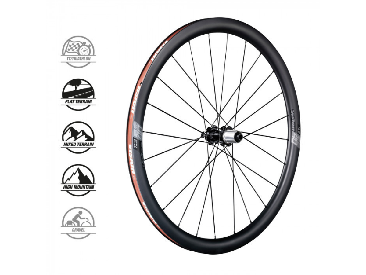 Vision SC Carbon Wheelset - 40mm - Disc Brake