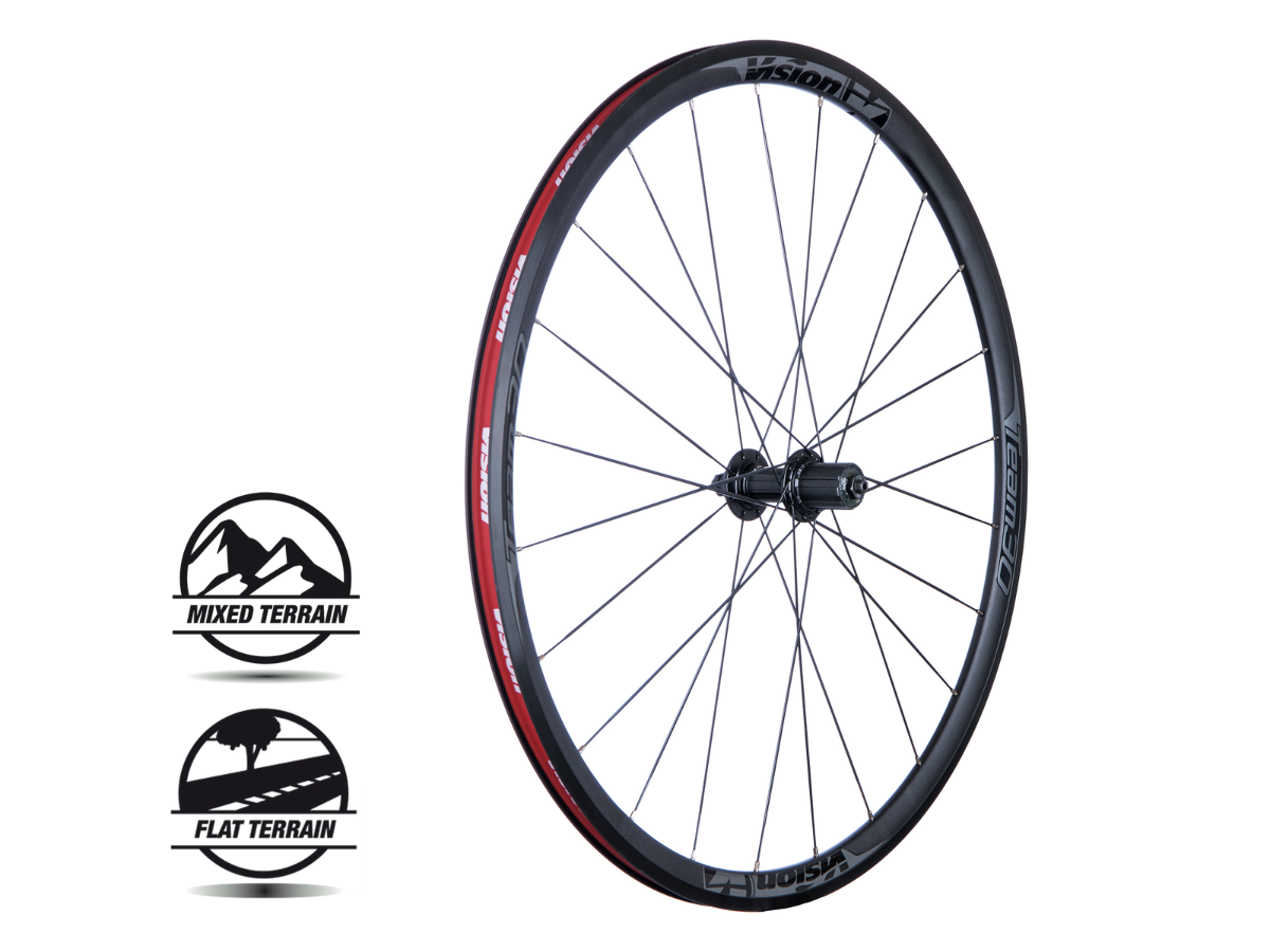 Vision Team Alloy Wheelset - 35mm - Rim Brake