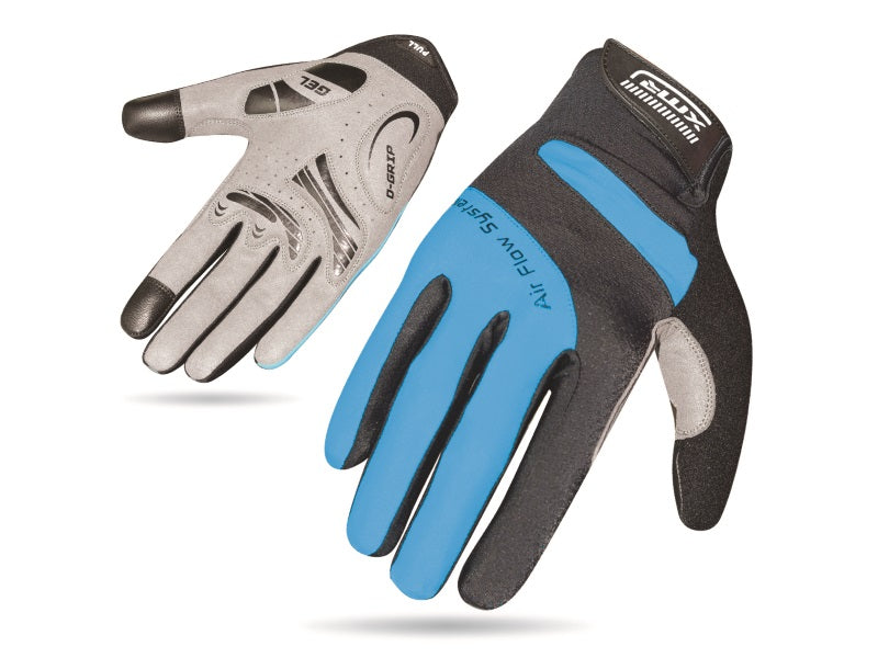 XMR Air Flow Gel Gloves - Black/Blue