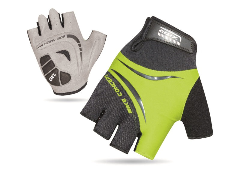 XMR Bike Concept Gel Gloves - Black/Green