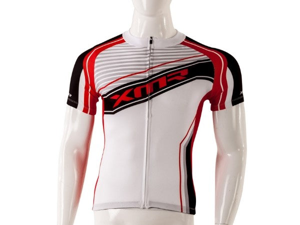 XMR Cycling Jersey - White/Red