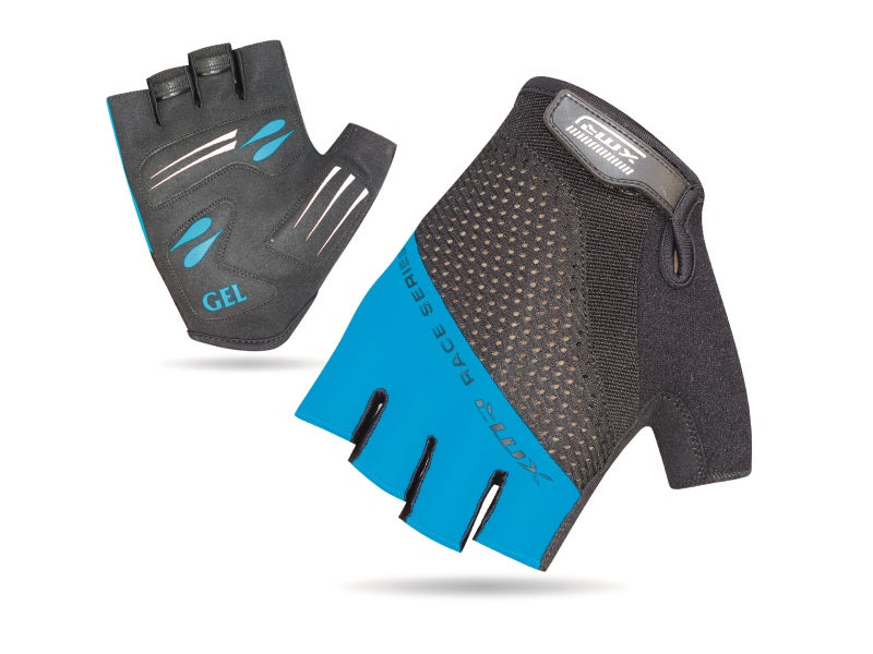 XMR Race Series Gel/Foam Gloves - Black/Blue