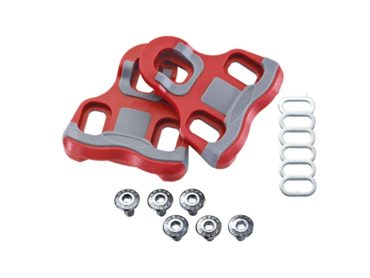 Xpedo Thrust 7 Cleat for Road Pedal (KEO Compatible) (6 Deg Float) - Red