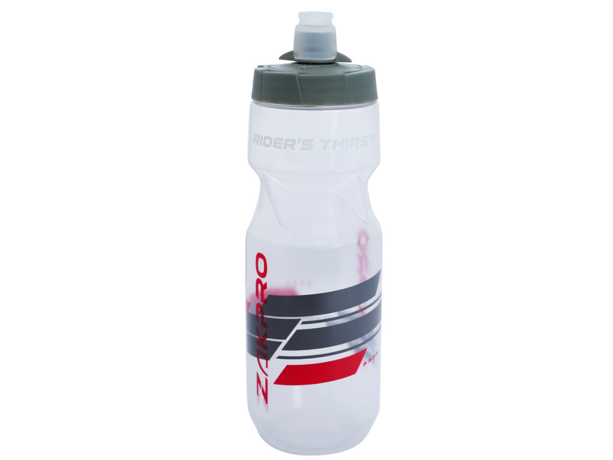 Zakpro Rider's Thirst Water Bottle - Transparent White