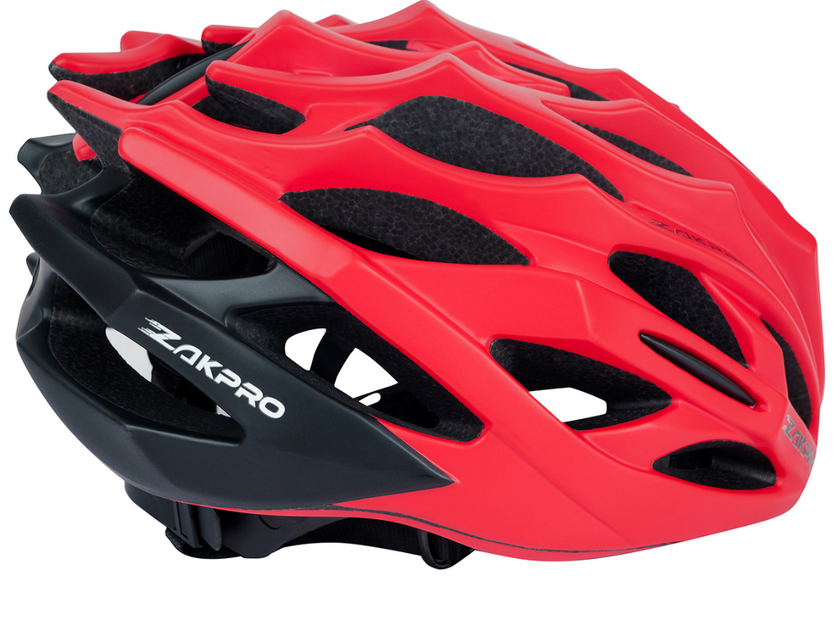Zakpro Signature Series - Road Bike Helmet - Red