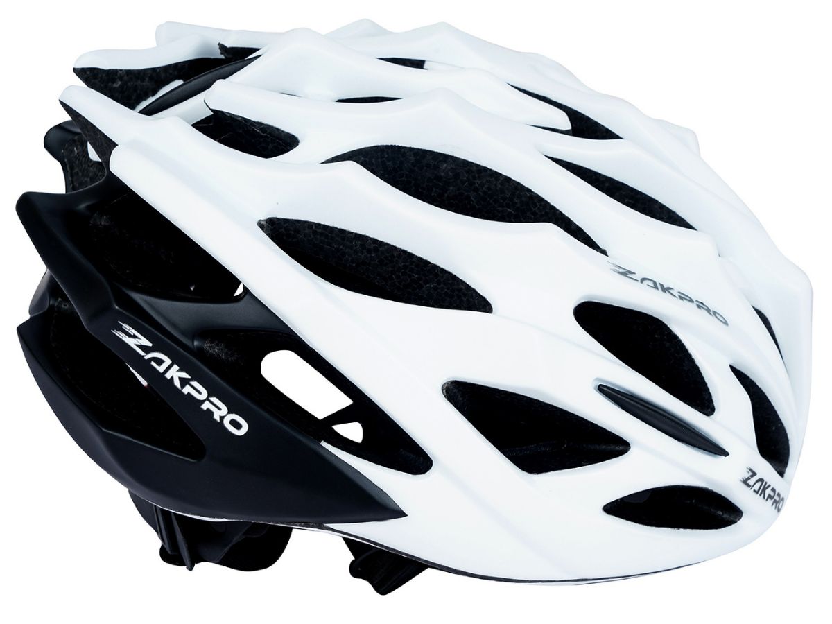 Zakpro Signature Series - Road Bike Helmet - White