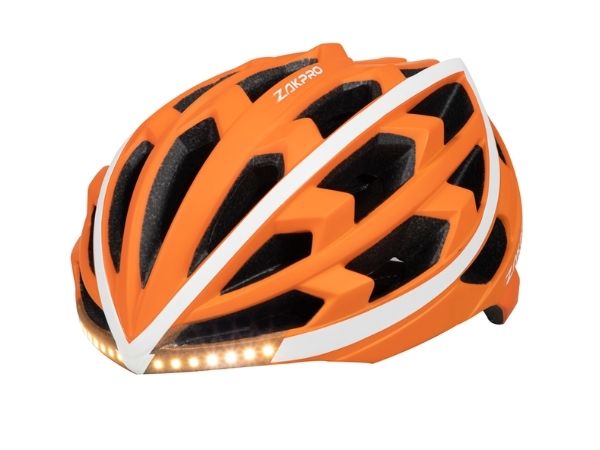 Zakpro Urban Series LED Helmet - Orange